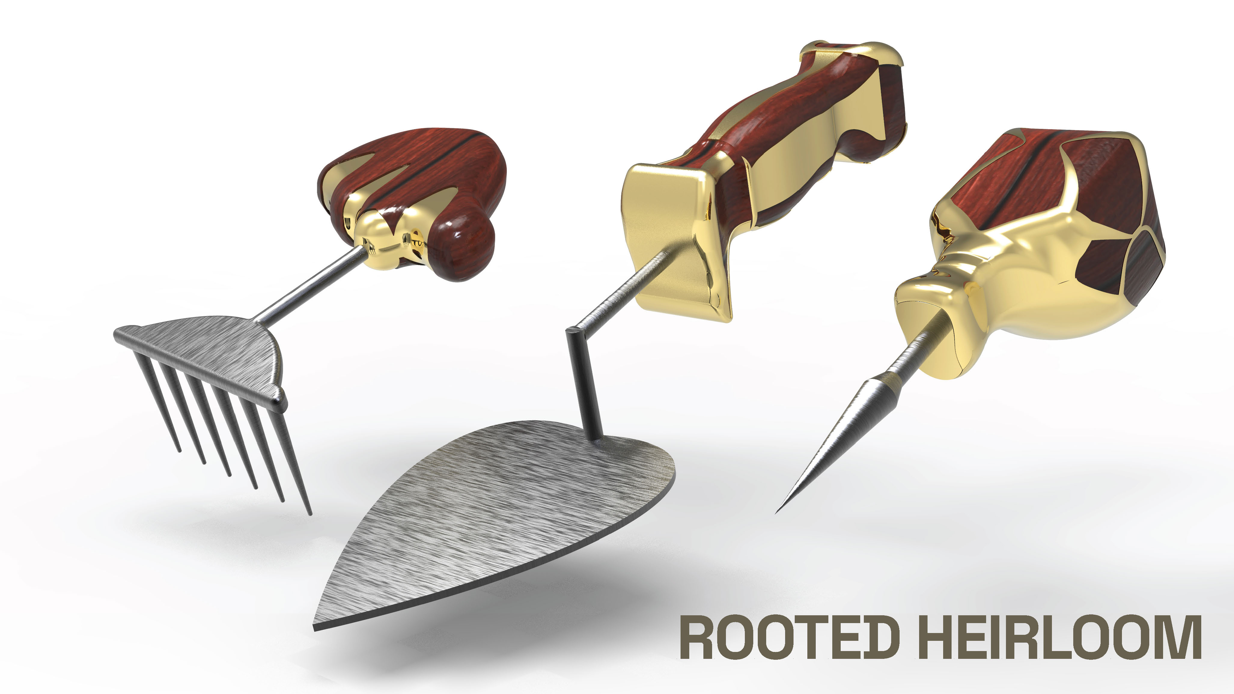 Outdoor bench in garden